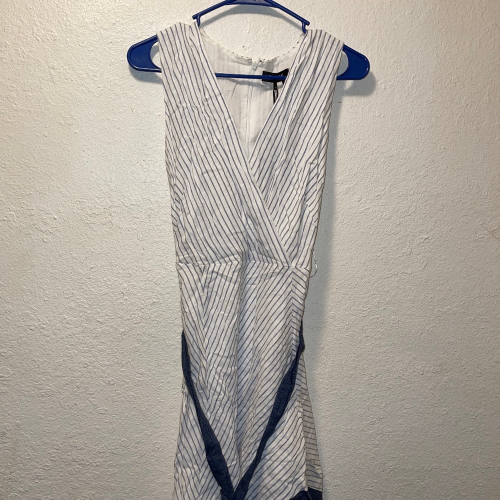 NY Collection Women's  Plus Size Ruched Sleeveless Empire maxi Dresss